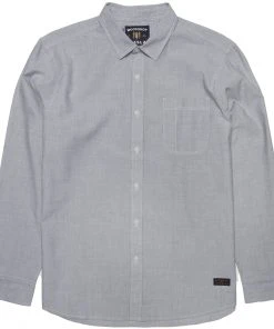 Clothing Vissla Woodshop Long Sleeve Woven Men's Shirt