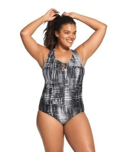 Swimwear Speedo Knotted Crisscross One Piece