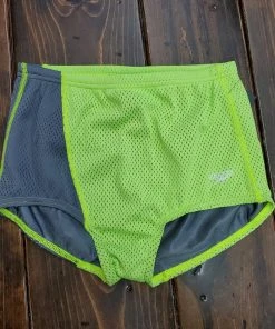 Speedo Color Block Mesh Drag Suit Green/Grey