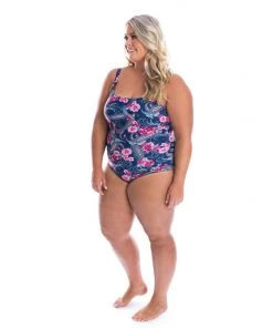 Swimwear Capriosca Vintage Paisley One Piece Tank