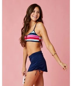 Carve Hoku Swim Skirt: Navy Swimwear