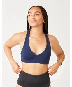 Swimwear Carve La Jolla Reversible Top: Black/Navy