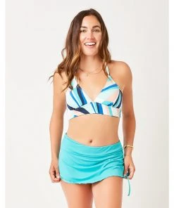 Swimwear Carve Hoku Swim Skirt: Ceramic