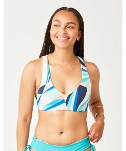 Carve La Jolla Reversible Top: Kaleidoscope/Ceramic