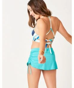 Swimwear Carve Hoku Swim Skirt: Ceramic