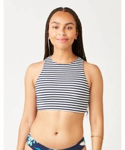 Carve Sanitas Reversible Top: Stargazer/Navy Stripe
