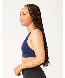 Swimwear Carve La Jolla Reversible Top: Black/Navy