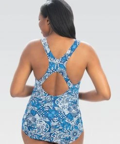 Dolfin Aquashape Conservative Lap Suit-Santorini Swimwear