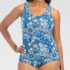 Dolfin Aquashape Conservative Lap Suit-Santorini Swimwear