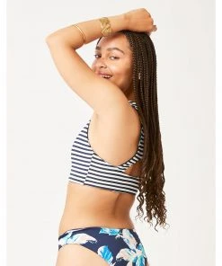 Carve Sanitas Reversible Top: Stargazer/Navy Stripe