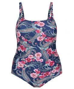 Swimwear Capriosca Vintage Paisley One Piece Tank