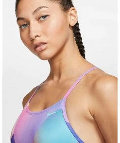 Swimwear Nike Spectrum Lace Up Tie Back One Piece