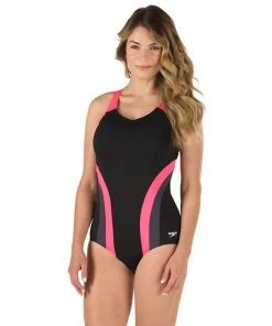 Swimwear Speedo Flow Active Chlorine Resistant One Piece Pink