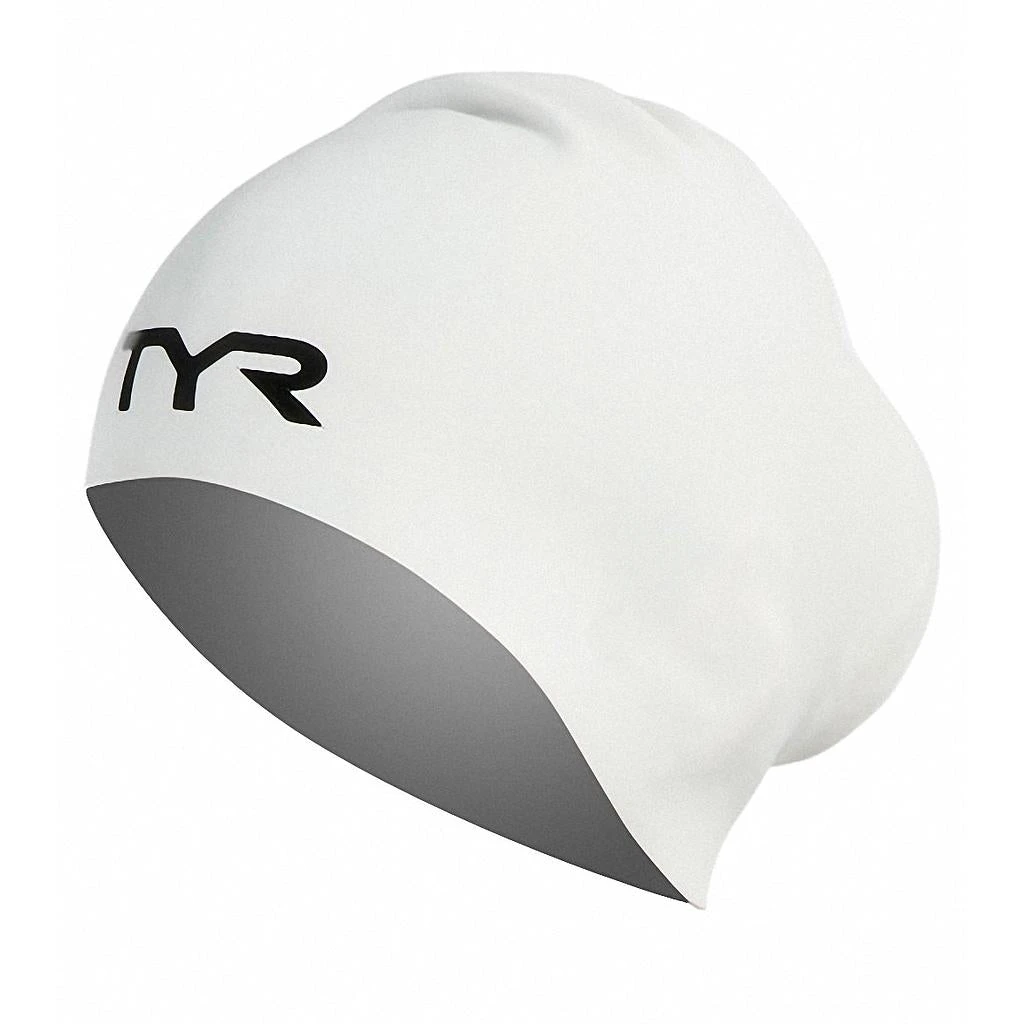 Swim Caps TYR Long Hair Wrinkle Free Silicone Cap 4 Swim Caps TYR Long Hair Wrinkle Free Silicone Cap