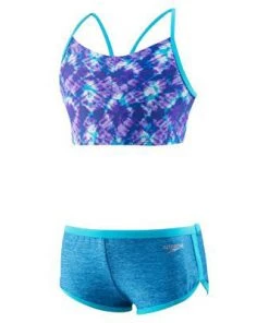 Speedo High Neck Camikini Boyshort 2PC Kid's New Arrivals