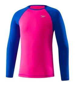 Speedo Girls Long Sleeve Rashguard