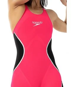 Swimwear Speedo LZR Pure Intent Open Back Kneeskin- Red
