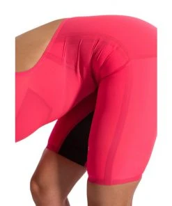 Speedo LZR Pure Valor Kneeskin Open Back- Red/Black Swimwear