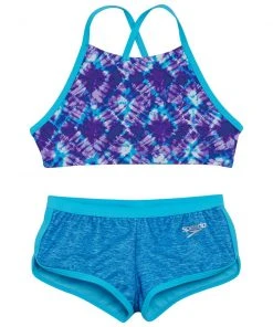 Speedo High Neck Camikini Boyshort 2PC Kid's New Arrivals