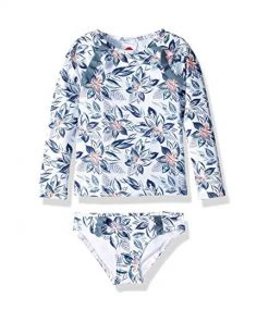 Kid's New Arrivals Roxy Girls Magic Seeker Long Sleeve Rashguard Set