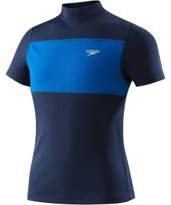 Speedo Boys Blocked S/S Swim Tee