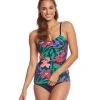 Dolfin Aquashape Lanai Tie Front Tankini Top