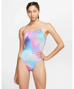 Swimwear Nike Spectrum Lace Up Tie Back One Piece