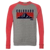 MI Sports Swim Colorado Mountain Logo Crewneck Sweatshirt