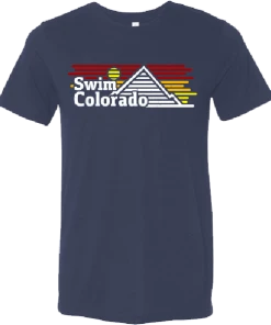 MI Sports Swim Colorado Retro T-Shirt Tees & Tanks