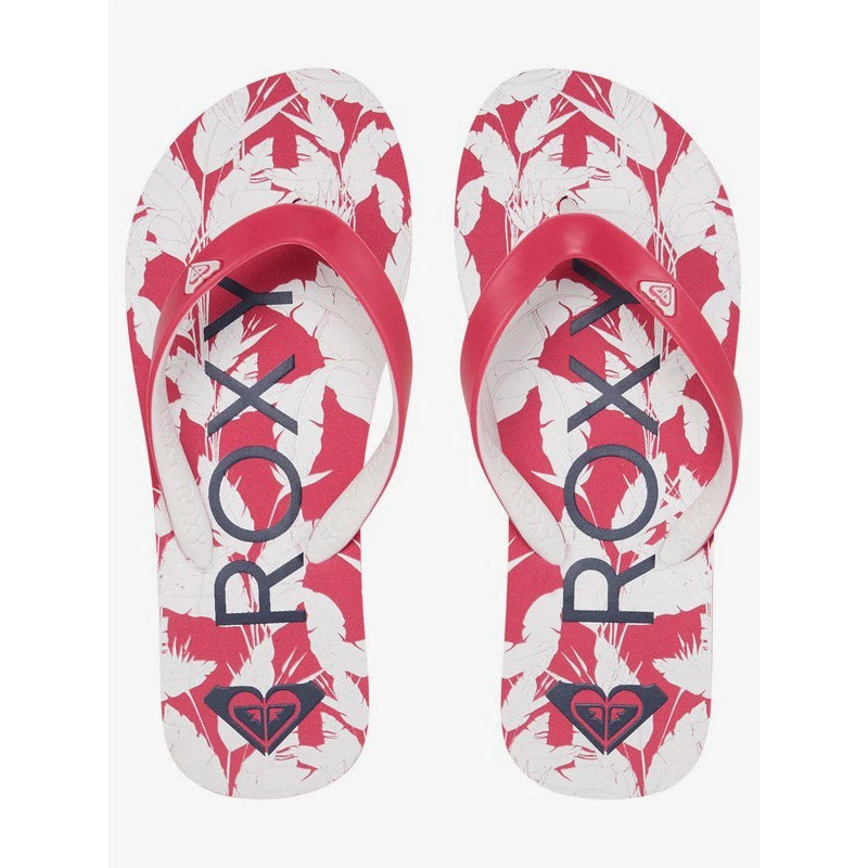 Roxy Girl Tahiti Flip Flops Girls 4 Roxy Girl Tahiti Flip Flops Girls
