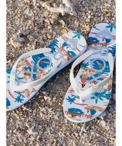 Roxy Girl Tahiti Flip Flops Girls