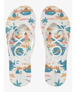 Roxy Girl Tahiti Flip Flops Girls