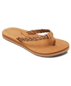 Roxy Lorraine Leather Braid Sandals Shoes