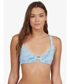 Missy Swimwear Roxy Sea & Waves Revo Printed Tri Bikini Top