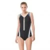 Speedo Endurance+ Plunge Zip Contour Womens's Swimsuit Swimwear