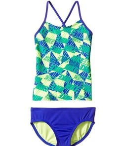 Nike Girls Graphic Crossback Tankini Set