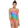 Dolfin Uglies Over The Rainbow V-2 Back One Piece Swimwear