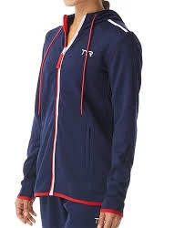 Warm-Ups TYR Women's Podium Zip Hoodie 5 Warm-Ups TYR Women's Podium Zip Hoodie