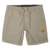 Vissla Solid Sets Printed 17.5" Eco-Lastic Khaki Trunks Swimwear