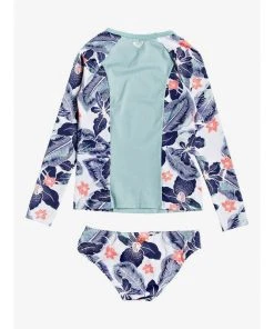 Roxy Girls Long Sleeve Rashguard Set