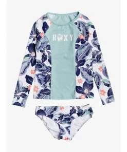 Roxy Girls Long Sleeve Rashguard Set