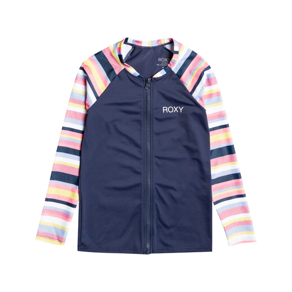 Roxy Girls Lovely Shine Long Sleeve UPF 50 Rashguard 3 Roxy Girls Lovely Shine Long Sleeve UPF 50 Rashguard