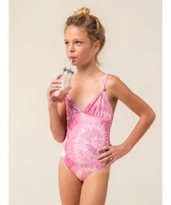 Roxy Girls 7-16 Colors Reflection One Piece Swimsuit Kid's New Arrivals
