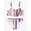 Kid's New Arrivals Roxy Girls 7-16 Lovely Shine Flutter Bikini Set 1 Kid's New Arrivals Roxy Girls 7-16 Lovely Shine Flutter Bikini Set