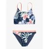 Kid's New Arrivals Roxy Girls 7-16 Summer Good Wave Crop Top Bikini Set