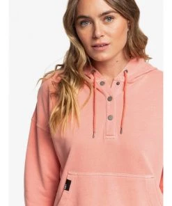 Tops Roxy Girls Who Slide Womens Pullover Hoodie