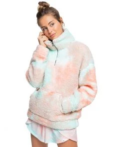 Roxy Bonfires On The Beach Half-Zip Fleece Tops