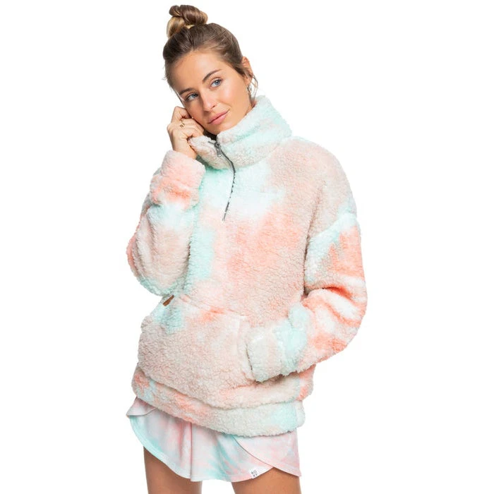 Roxy Bonfires On The Beach Half-Zip Fleece Tops 3 Roxy Bonfires On The Beach Half-Zip Fleece Tops