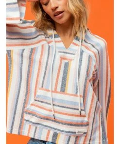 Tops Roxy Wild And Free Poncho Hoodie