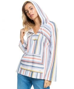 Tops Roxy Wild And Free Poncho Hoodie